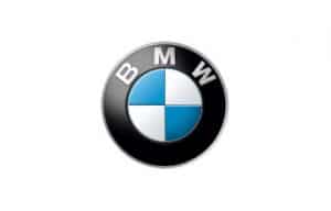 Insignia de marca de coche BMW