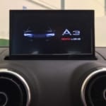 Pantalla de navegación coche Audi A3