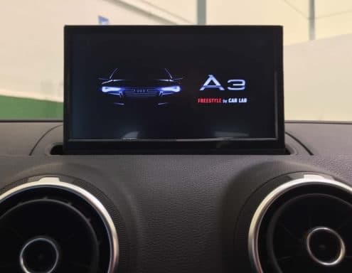Click to show details - Freestyle con pantalla motorizada Audi A3 Pantalla de navegación coche Audi A3