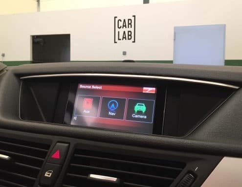 Pantalla de navegación del coche BMW X1