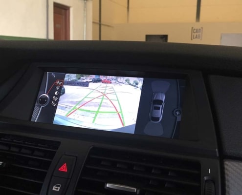 BMW X6 CIC pantalla camara trasera