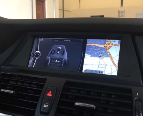 BMW X6 CIC pantalla fuerzas