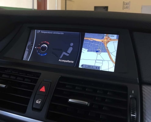 BMW X6 CIC pantalla climatizador