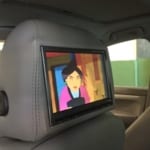 Pantalla del pasajero Porsche Cayanne