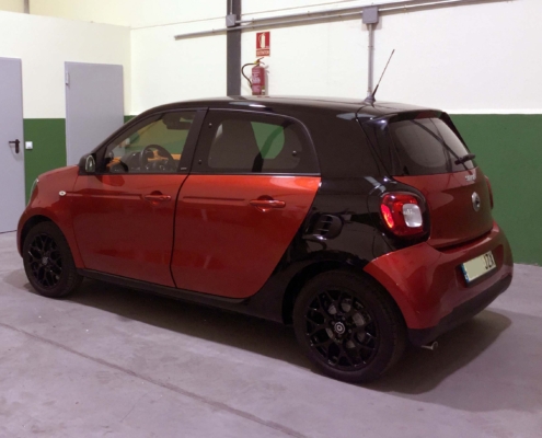 Cámara de visión trasera en Smart ForFour Cámara de visión trasera en Smart ForFour