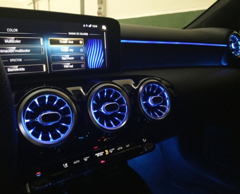 Iluminacion ambiente gama color Ocean Blue Iluminacion ambiente gama color Ocean Blue