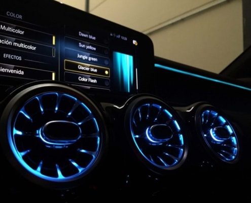 Iluminación del interior Mercedes Benz