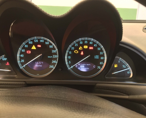 CarPlay en Mercedes SL Salpicadero Mercedes SL