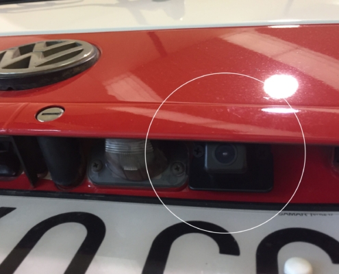 camara trasera en Volkswagen T4