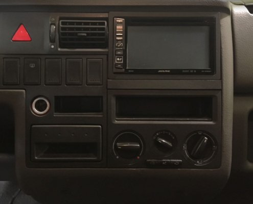 equipo multimedia en Volkswagen T4