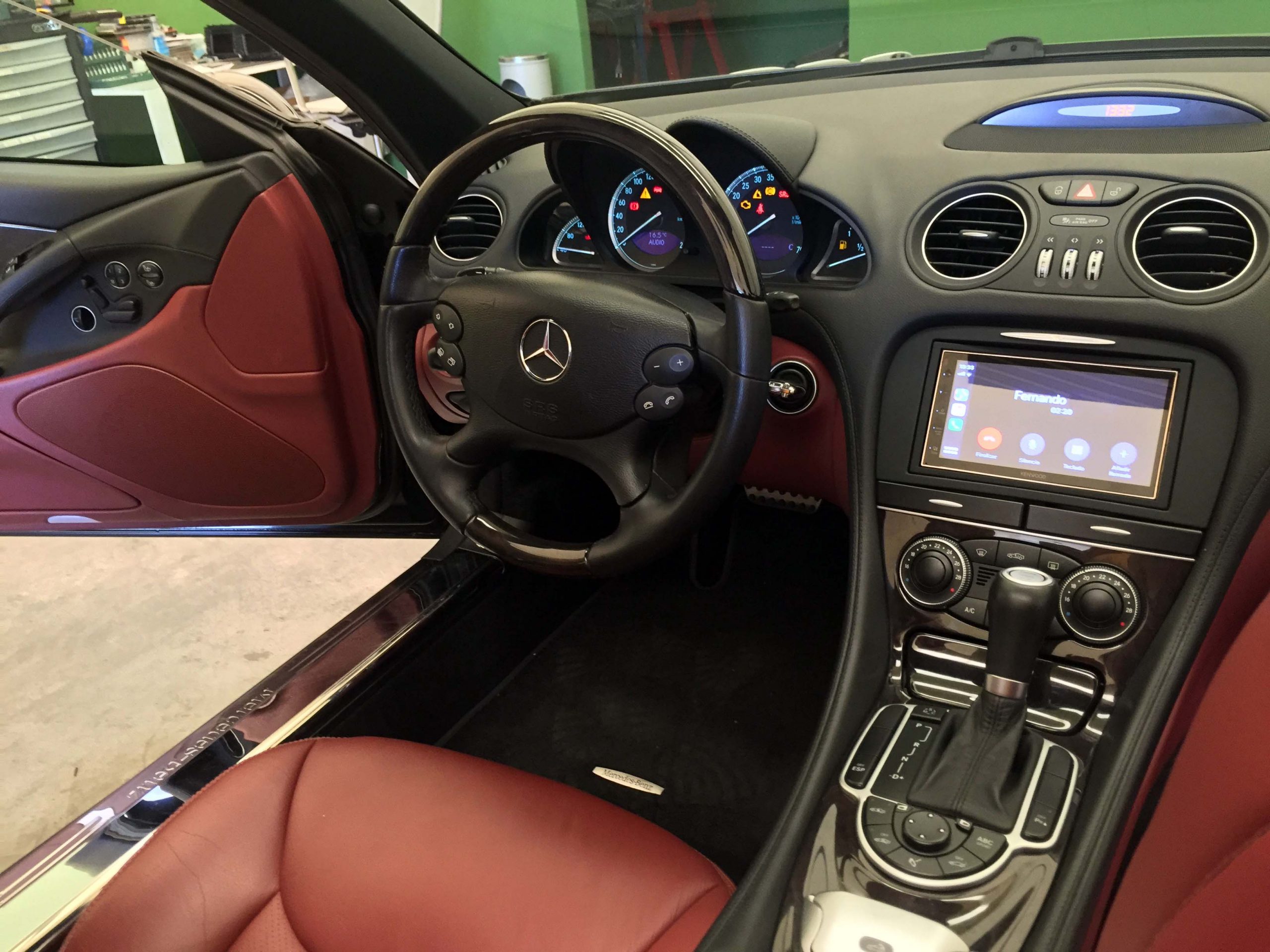 Interior en Mercedes SL