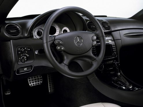 Interior del mercedes clk